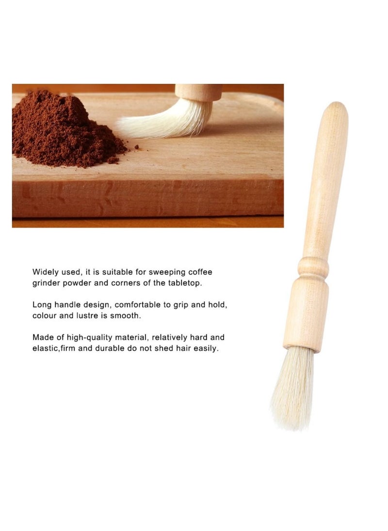 Arabest - Coffee Grinder Powder Cleaning Brush Wood Handle Cleaning Tool Coffee Utensil Accessories - Image 1