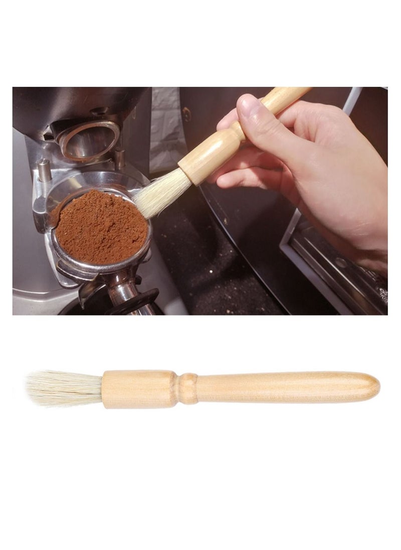 Arabest - Coffee Grinder Powder Cleaning Brush Wood Handle Cleaning Tool Coffee Utensil Accessories - Image 1