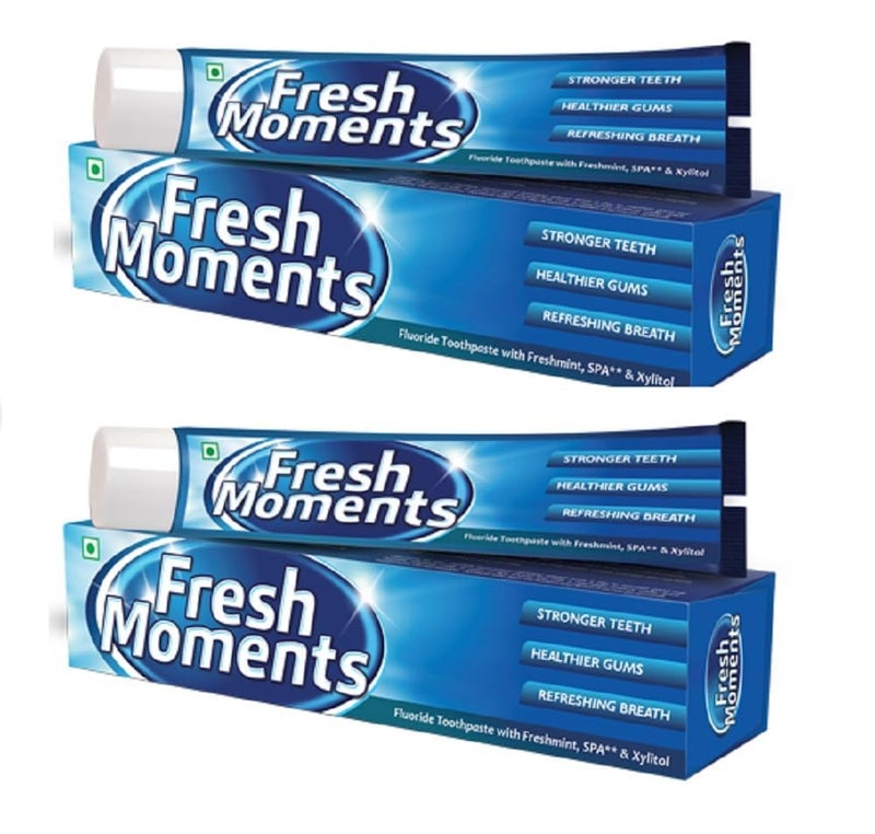TIENS معجون أسنان فريش مومنتس بالفلورايد - 100 جرام (عبوة من 2) - Image 1