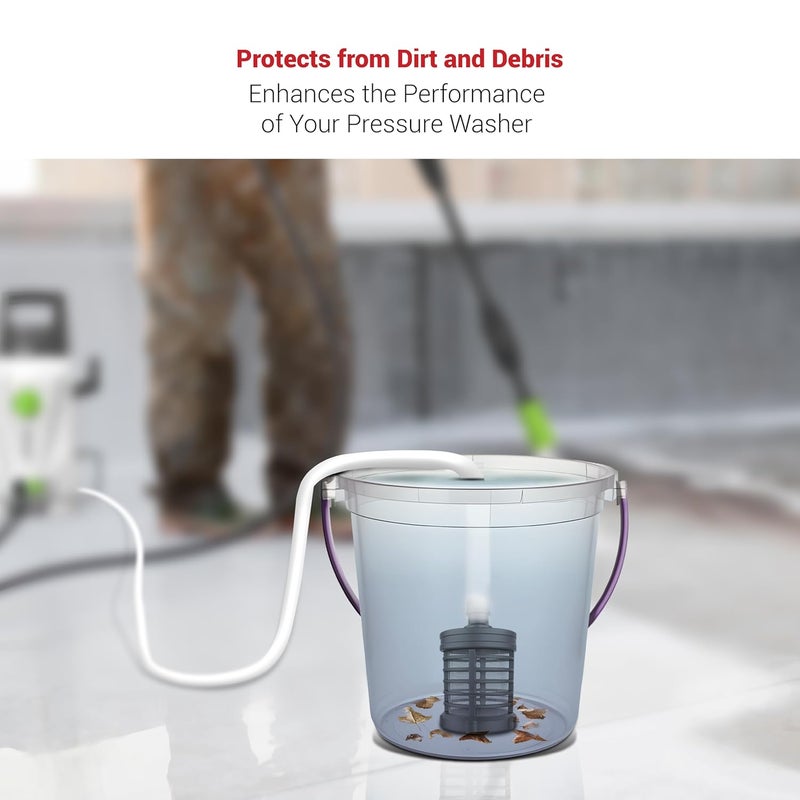Dylect ® Universal Water Filter for High Pressure Washer – Prevents Clogging, Leak-Proof & Rust-Resistant | Protects Pump & Hose | Compatible with Most Inlet Hose Connectors & Washers - Image 2