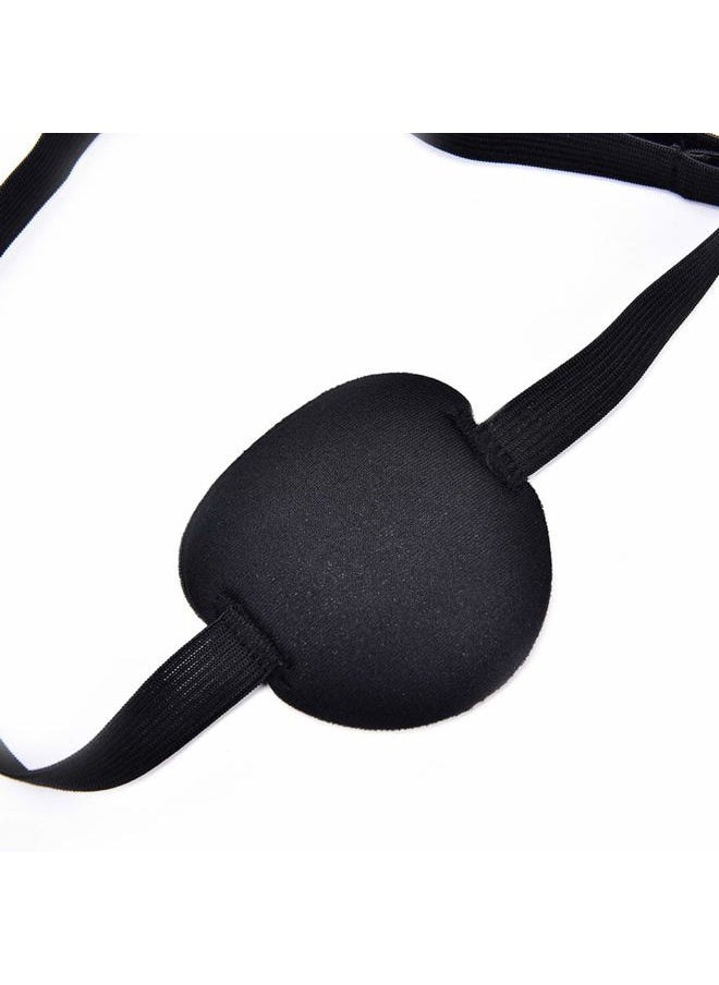 Soochat - Eye Patch Adult Kid's Adjustable Soft and Comfortable Eye Patch Single Eye Mask for Recovery Eye Amblyopia Halloween Party Decoration 3 Pack - Image 1