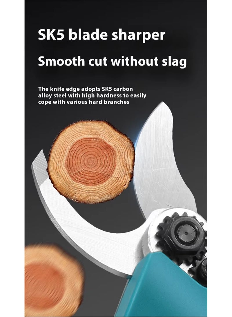 BlueFire 3-in-1 Cordless Electric Pruning Shears & Chainsaw Kit – 36V Lithium Battery-Powered Telescopic Pole Pruner (128-248cm), 6-Inch Mini Chainsaw, 3500W Brushless Motor, 18cm Cutting Diameter – Heavy-Duty for Thick Branches, Gardens, Vineyards & Tree Trimming  - Image 5