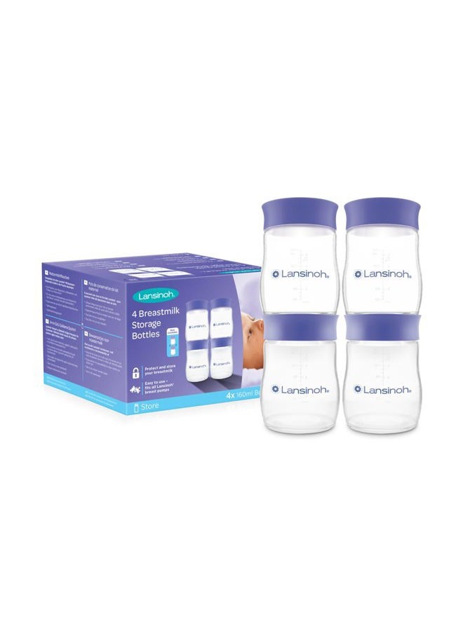 Lansinoh Breastmilk Storage Bottles (Pack of 4) - Image 1