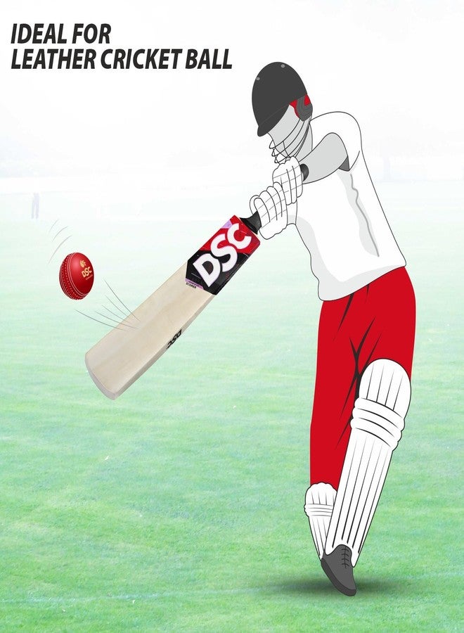 DSC Scorer Kashmir Willow Cricket Bat ( Size: Short Handle, Ball_ type : Leather Ball, Playing Style : All-Round ) - Image 5