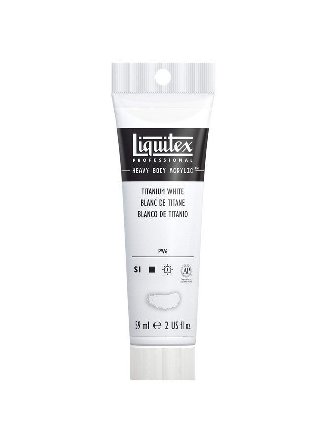 Liquitex Professional Heavy Body Acrylic Paint 2 Oz (59Ml) Tube Titanium White - Image 1
