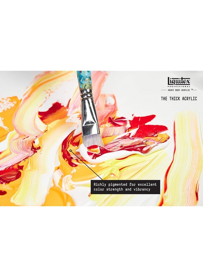 Liquitex Professional Heavy Body Acrylic Paint 2 Oz (59Ml) Tube Titanium White - Image 5