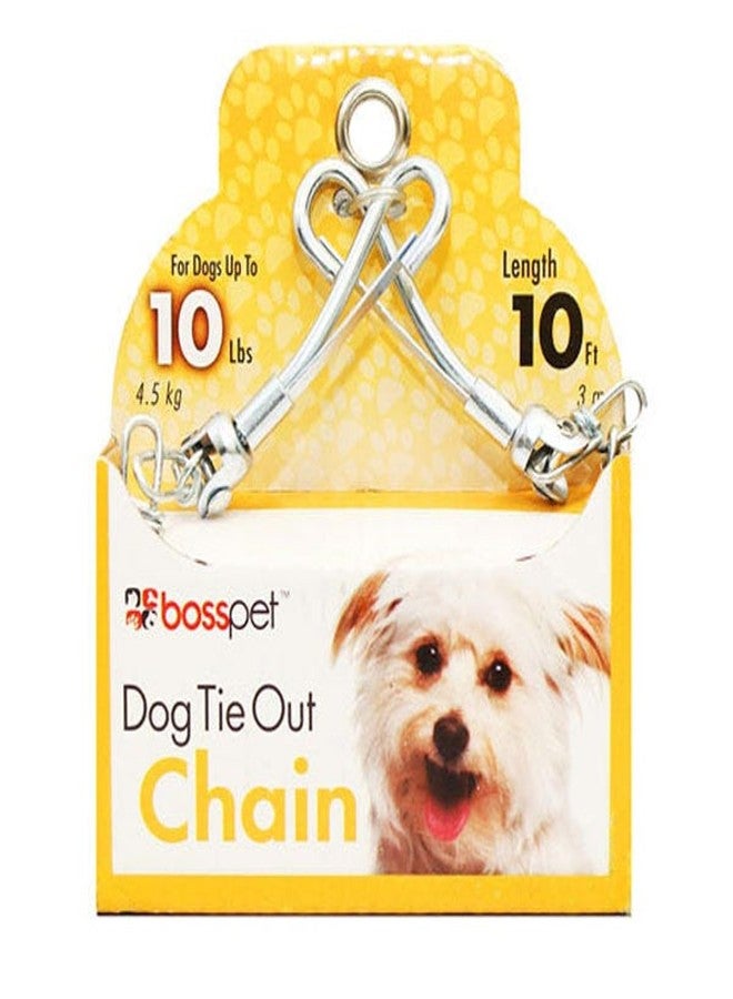 Boss Pet سلسلة ربط دوارة للكلاب الصغيرة بطول 10 أقدام من Boss Pet Products، مستلزمات الحيوانات الأليفة 53010 - Image 1