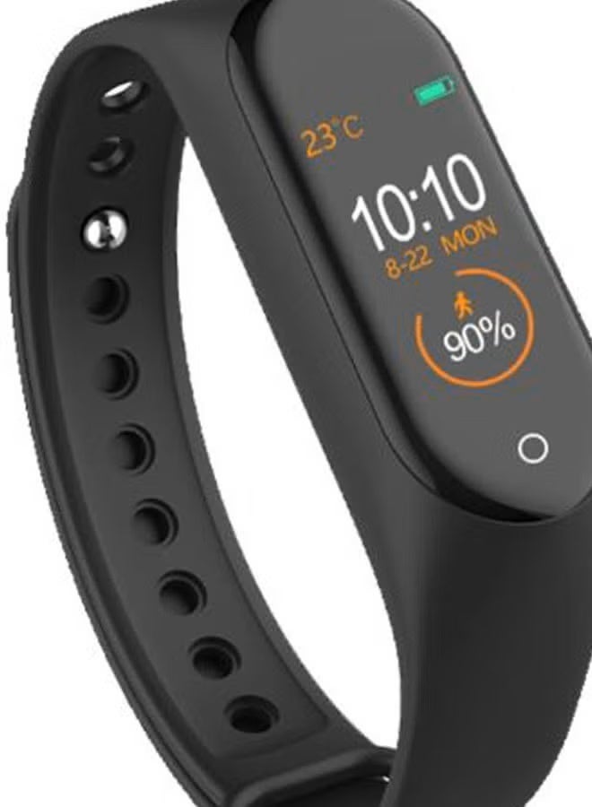 M4 Heart Rate Monitor Sports Fitness Tracker Black - Image 2