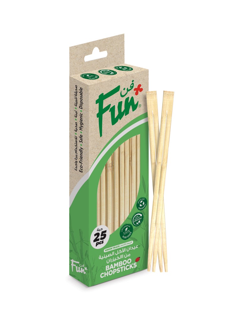 Fun Bamboo Chopsticks 25 Pcs - Image 3
