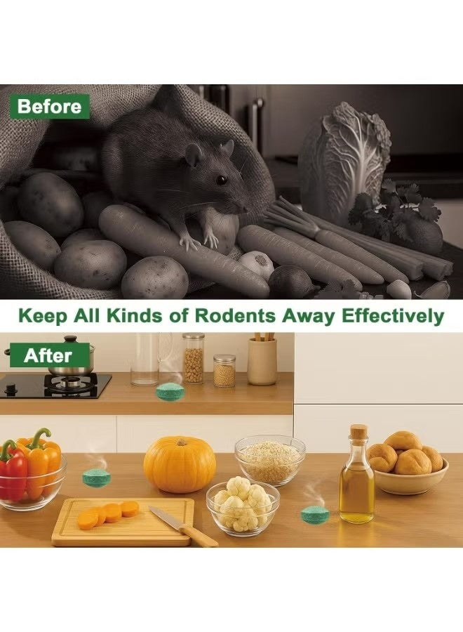 MOONSPRY 12 Pack Mouse Repellent Peppermint Oil for Yard Powerful, Rodent Repellent Indoor Outdoor - Image 3