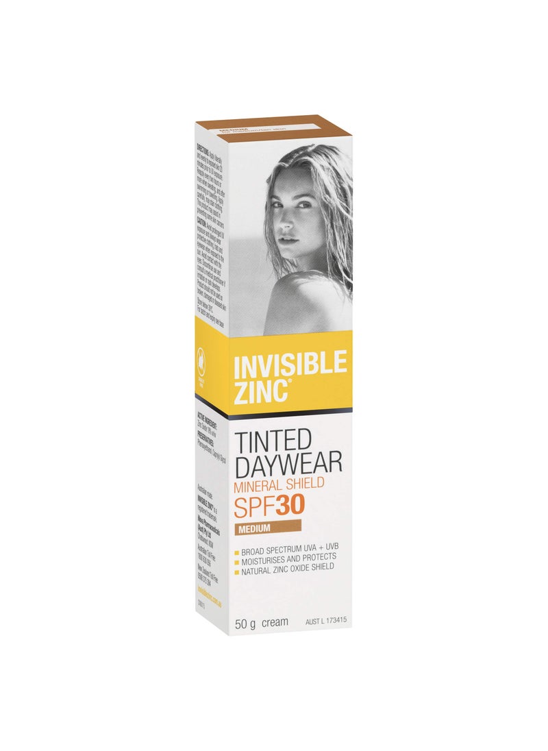 Invisible Invisible Zinc Tinted Daywear (Medium) SPF 30+ UVA-UVB 50g 
