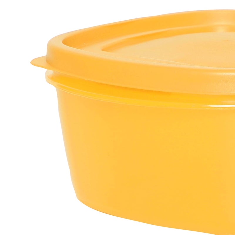 Cutting EDGE SnapTight Containers for Food Kitchen Freezer Storage nestable Stackable Airtight BPA Free Microwave Dishwasher Safe Set of 4 Yellow 15L - Image 3