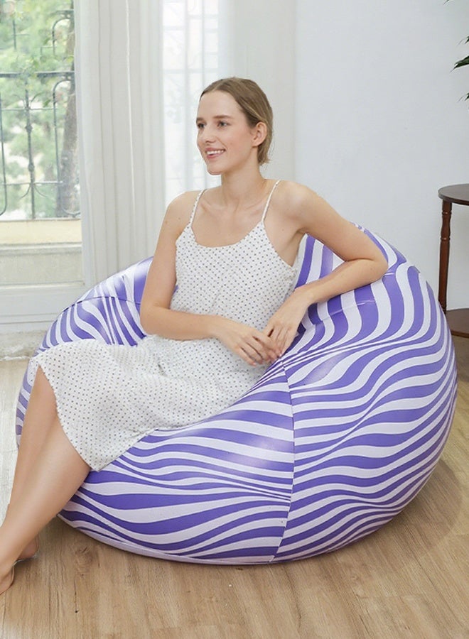 أريكة كسولة قابلة للنفخ، أريكة مفردة للمساحات الصغيرة، غرفة المعيشة، الشرفة، غرفة النوم، كرسي الأريكة الكسولة - Image 4