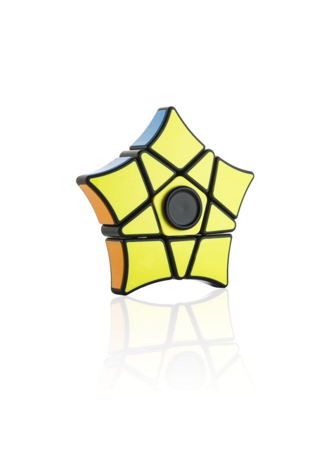 Diansheng Five-axis Finger Top Rubik's Cube Smooth Educational Children's Toys Kindergarten Gifts Wholesale-Color:Five-axis Finger Rubik's Cube-Black (gift Box) - Image 1