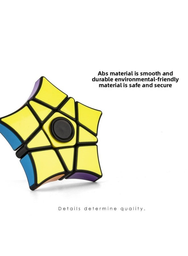 Diansheng Five-axis Finger Top Rubik's Cube Smooth Educational Children's Toys Kindergarten Gifts Wholesale-Color:Five-axis Finger Rubik's Cube-Black (gift Box) - Image 4