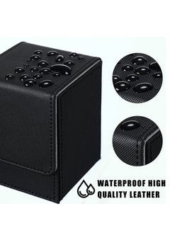 SYOSI 2 Leather Deck Card Boxes - Large Size Fits 100 Plus Sleeved Cards Ideal Game Box for Collectible Cards, Perfect Playing Card Box for MTG TCG and More  - Image 5