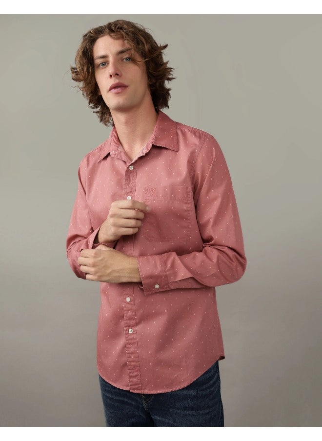 American Eagle AE Slim Fit Everyday Button-Up Shirt  - Image 1