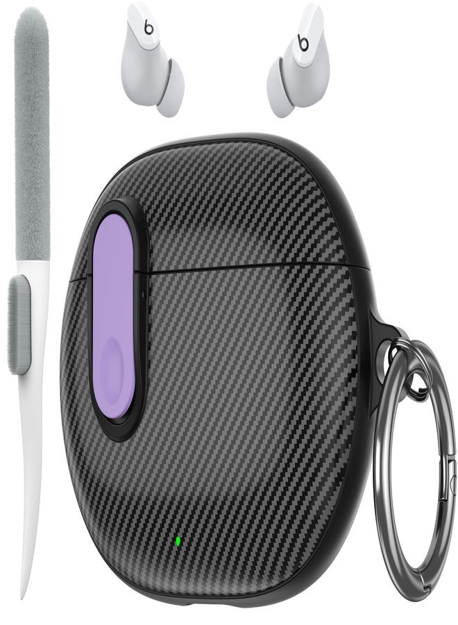 Valkit Compatible Beats Studio Buds 2021/2023+ Clear Case With Cleaner Kit & Lock, Soft TPU Shockproof Protective Cover for New Beats Studio Buds Plus - Image 1