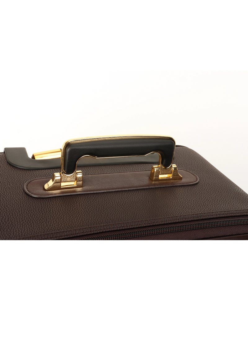 الازدهار 3 قطعة لكل مجموعة مجموعات الأمتعة Softside قابلة للتوسع حمل الأمتعة مجموعة حقائب السفر مع عجلات الدوار الأمتعة 20in + 24in + 24in - Image 5