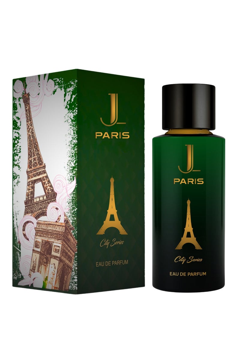 JAN LONDON City Series Paris Eau de Parfum – Elegant Unisex Perfume with Turkish Rose, Litchi, Vanilla & Soft Oud – Romantic Floral Oriental Long Lasting Fragrance - Image 1