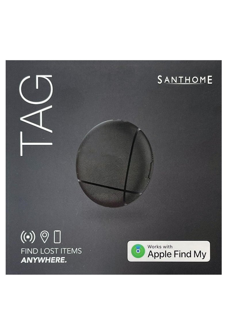 Santhome Tag – MFI-Certified Item Tracker Compatible with Apple Find My, Keychain and Luggage Finder, Global Tracking Device, AirTag Alternative for Wallets, Backpacks, and Personal Items (5) - Image 2