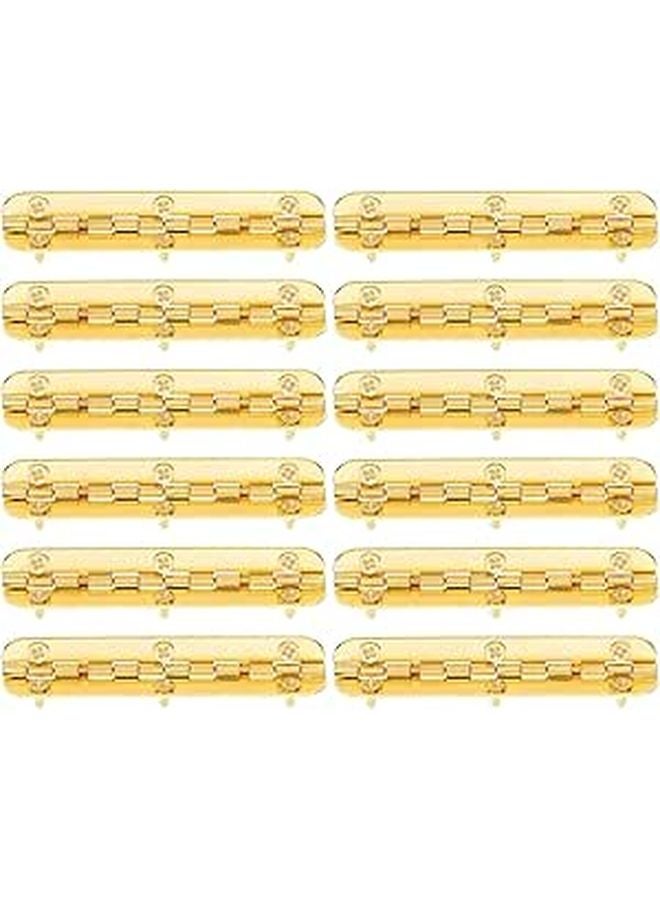 90 Degree Small Butt Hinges 12Pcs Flush Mount Mini Box Hinges For Cabinet Doors Jewelry Boxes - Image 1