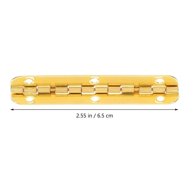 90 Degree Small Butt Hinges 12Pcs Flush Mount Mini Box Hinges For Cabinet Doors Jewelry Boxes - Image 3