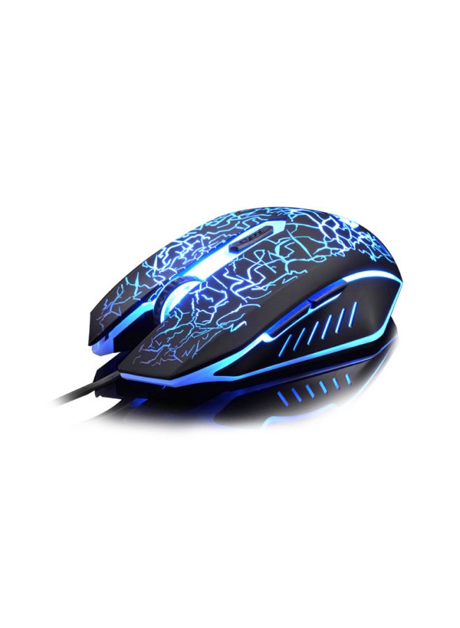 Mute Game Mouse كمبيوتر مكتبي ميكانيكي سلكي، كمبيوتر محمول مخصص للرياضات الإلكترونية، حصان رعي الدجاج، مقهى الإنترنت، الأشخاص الصامتون - اللون: 【سعر نهاية العام لإصدار الرياضات الإلكترونية】 برتقالي - Image 3