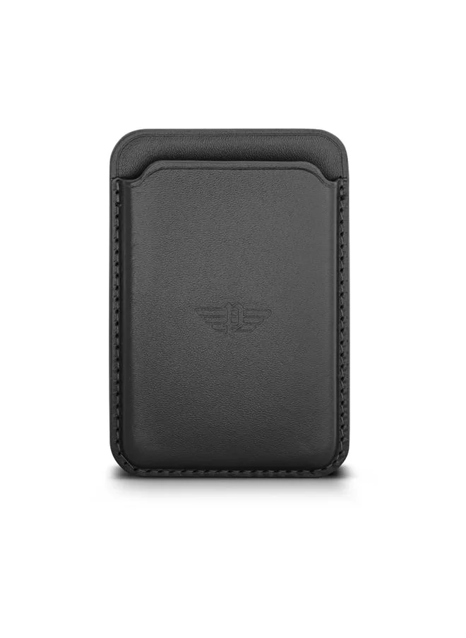POLICE Antiquity Vegan Black Credit Card Holder