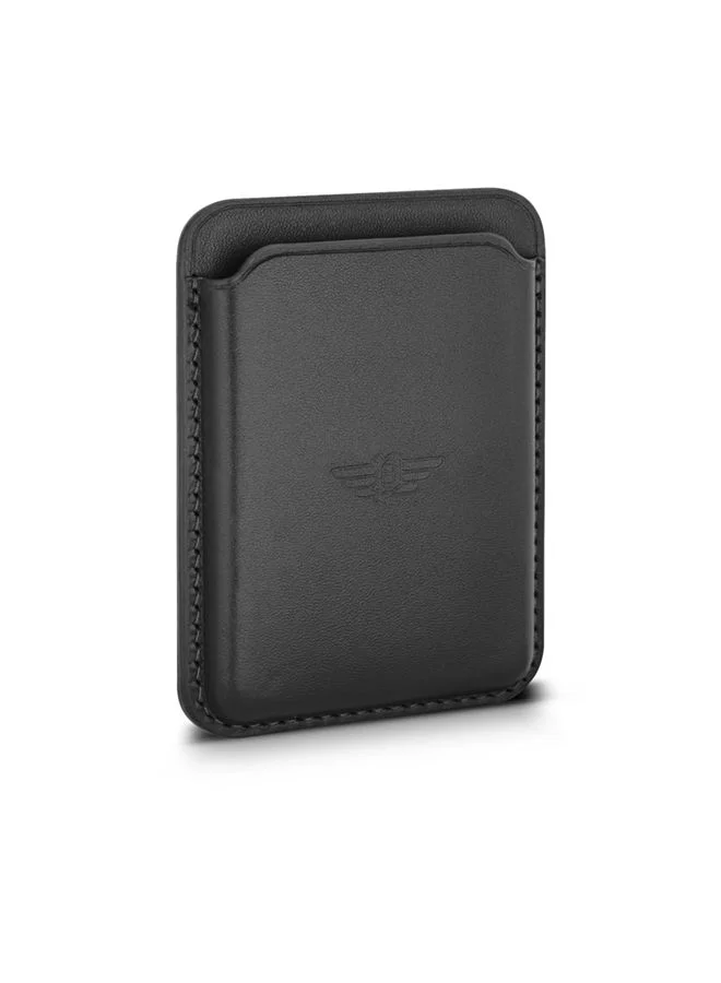 POLICE Antiquity Vegan Black Credit Card Holder