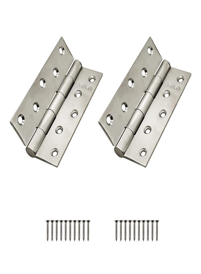 Volo Premium Concealed Door Butt Hinges Slow Motion Butt Hinge (Stainless Steel) (5" x 10G (Pack of 2 Pcs)) - Image 1