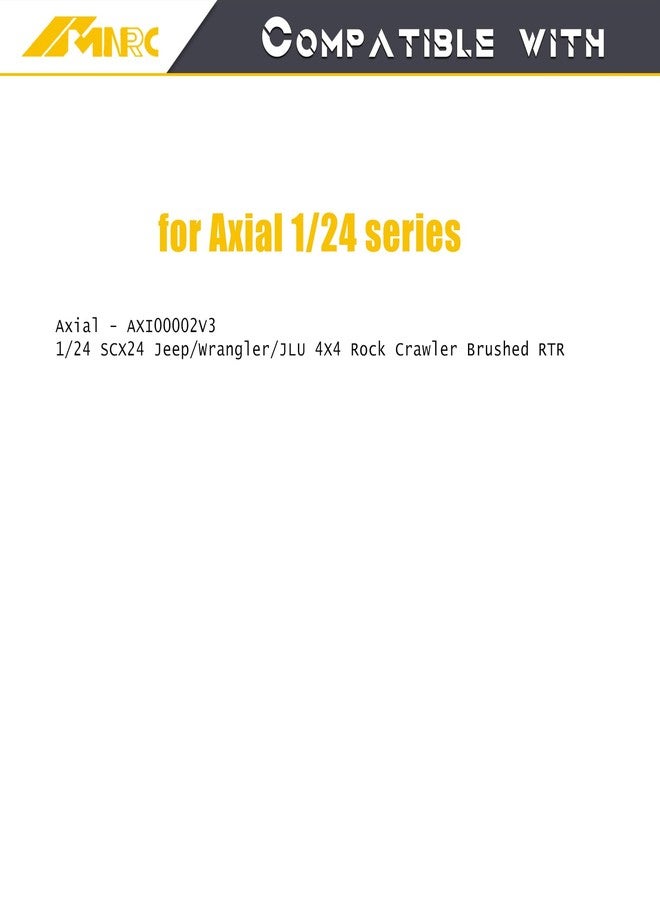 NMNRC Alum for Axial SCX24 JeepJUL Front Rear Bumper Upgrades Part - Image 2