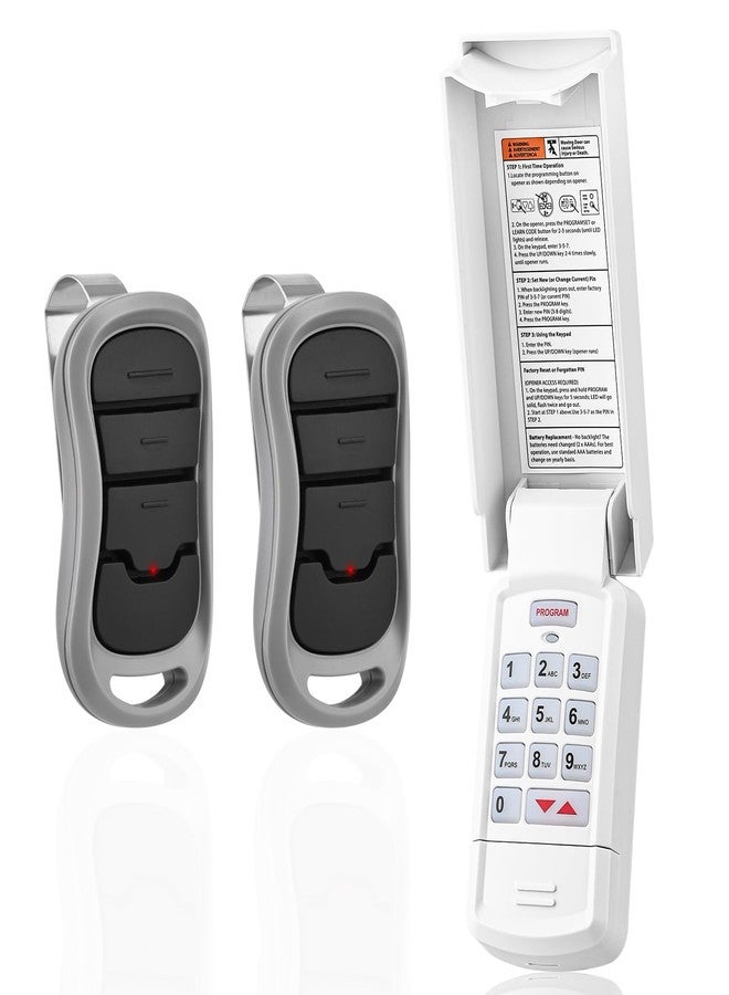 Aooashet for Genie Garage Door Opener Keypad and Remote,Compatible with All Genie/Overhead Garage Door Openers, for Model GK-R 37332R OKP-BX GK-BX GWKP, GWK-IC, ACSDG, ACSDA1, ACSD1G, B8QACSDA, B8QACSDA1 - Image 1