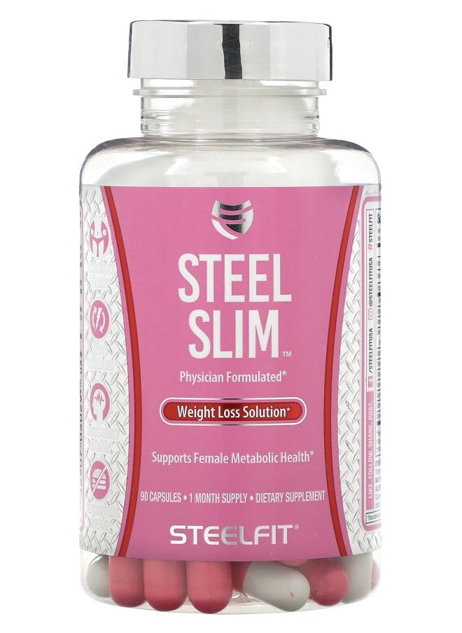 Steel Slim Weight Loss Solution 90 Capsules - pzsku/Z579758B1C5493CE3E629Z/45/_/1729515401/8f61bd06-8ad4-4a74-9a43-8f833838e541