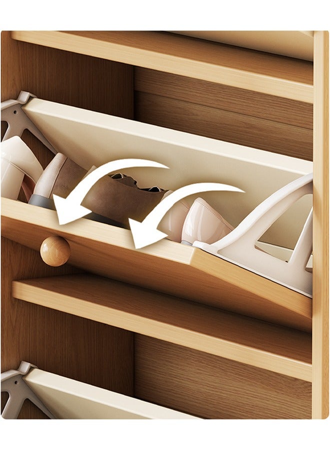 كيكي خزانة أحذية فاخرة متعددة الوظائف للمدخل وأدراج تخزين 80 سم - Image 4