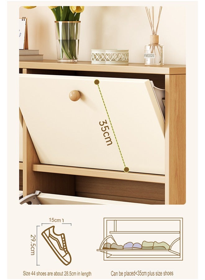 كيكي خزانة أحذية فاخرة متعددة الوظائف للمدخل وأدراج تخزين 80 سم - Image 5