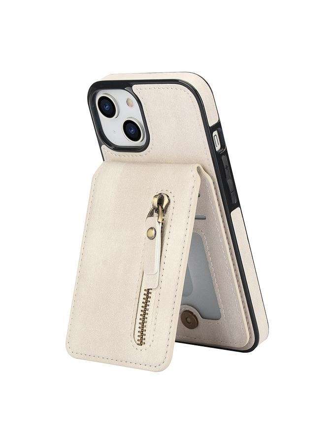 Zaboon Case For iPhone 13 mini Zipper Wallet Split MagSafe Leather Back Phone Case - Image 2