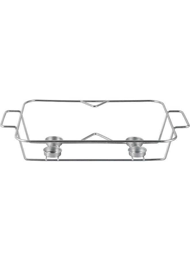 Orchid Twin 12 Inch Rectangle Casserole With Candle Stand Ceramic Buffet Casserole Dish Ceramic Pot With Candle Holder Catering Warmer Hot Pot Soup Pot For Events Hotel Restaurant  - Image 3