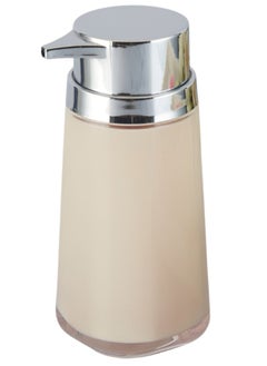 Happy Home Acrylic Soap Dispenser Pump for Bathroom 320ml - (Beige)  - Image 1