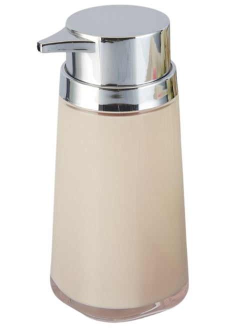 Acrylic Soap Dispenser Pump for Bathroom 320ml - (Beige)
