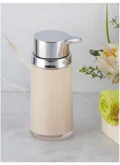 Happy Home Acrylic Soap Dispenser Pump for Bathroom 320ml - (Beige)  - Image 3