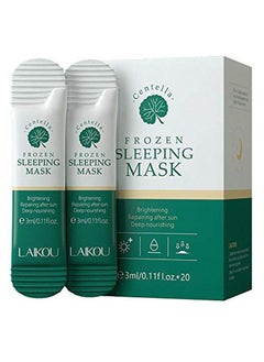 Centella Frozen Moisturizing Anti-Wrinkle Soothing After Sun Sleeping Mask 12pcs
