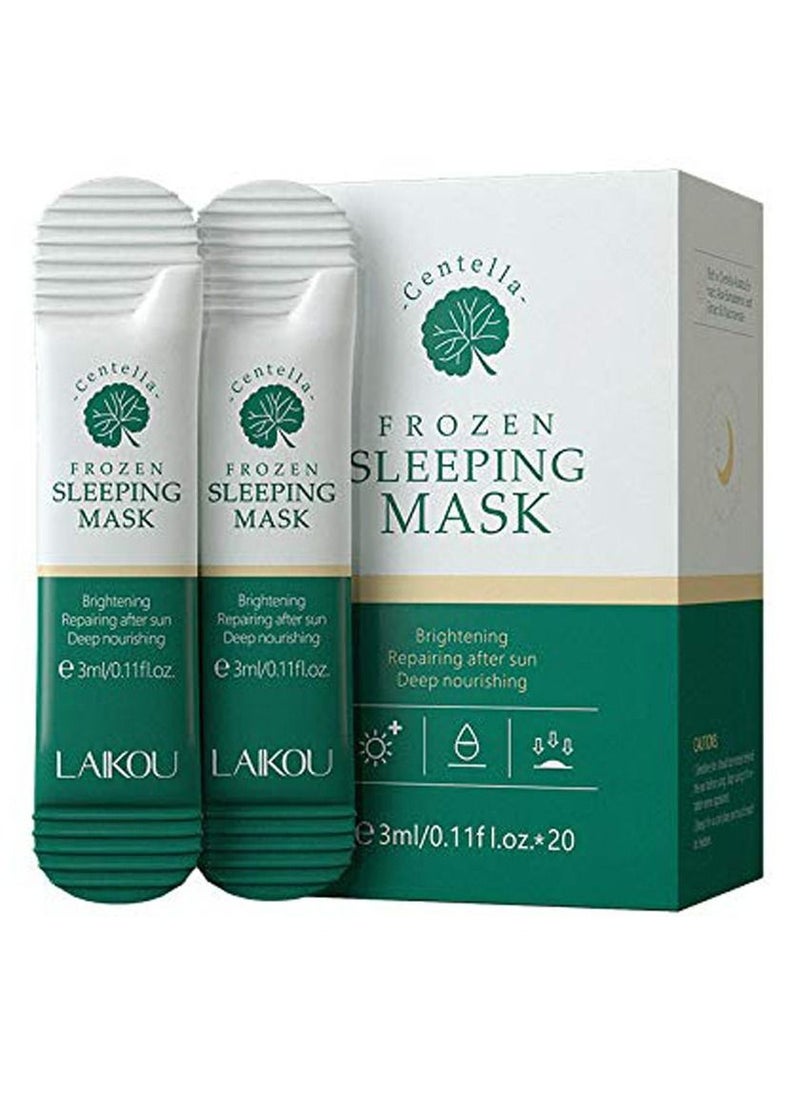 Centella - Centella Frozen Moisturizing Anti-Wrinkle Soothing After Sun Sleeping Mask 12pcs - Image 1