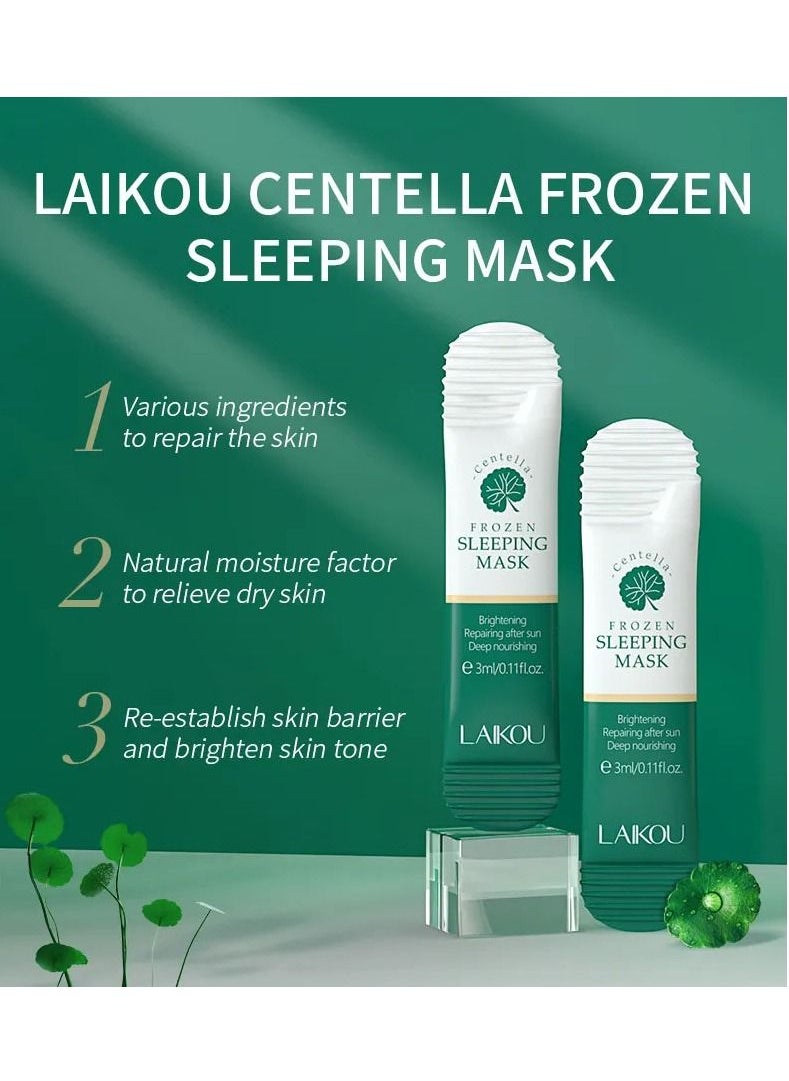Centella - Centella Frozen Moisturizing Anti-Wrinkle Soothing After Sun Sleeping Mask 12pcs - Image 1