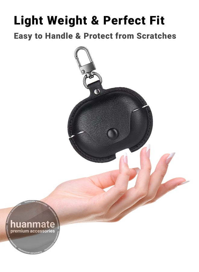 huanmate Huawei FreeBuds Pro 4 Shockproof Protection Case Cover - Black - Lightweight, Stylish Design, Accurate Cut-outs - Easy to Install & Remove - Durable Shield for Your Huawei FreeBuds Pro 4  - Image 3
