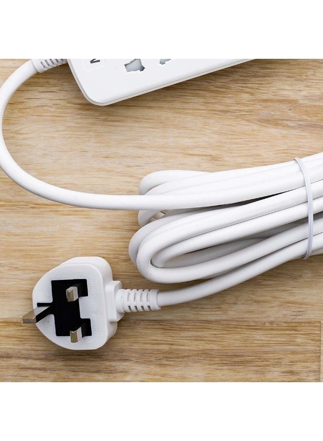 DANUBE HOME Milano Extension Chord 4 Outlets Power Strip Extension Lead Extension Board 4W 5M - Image 2
