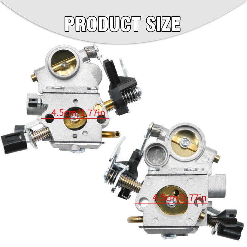 Generic SYOWADA 1140 120 0600 Carburetor Carb Tune Up Kit, Replacement for Stihl MS311 MS311C MS391 MS391C MS362 MS362C Chainsaw, with Air Fuel Filter, Replace WTE-8 - Image 2