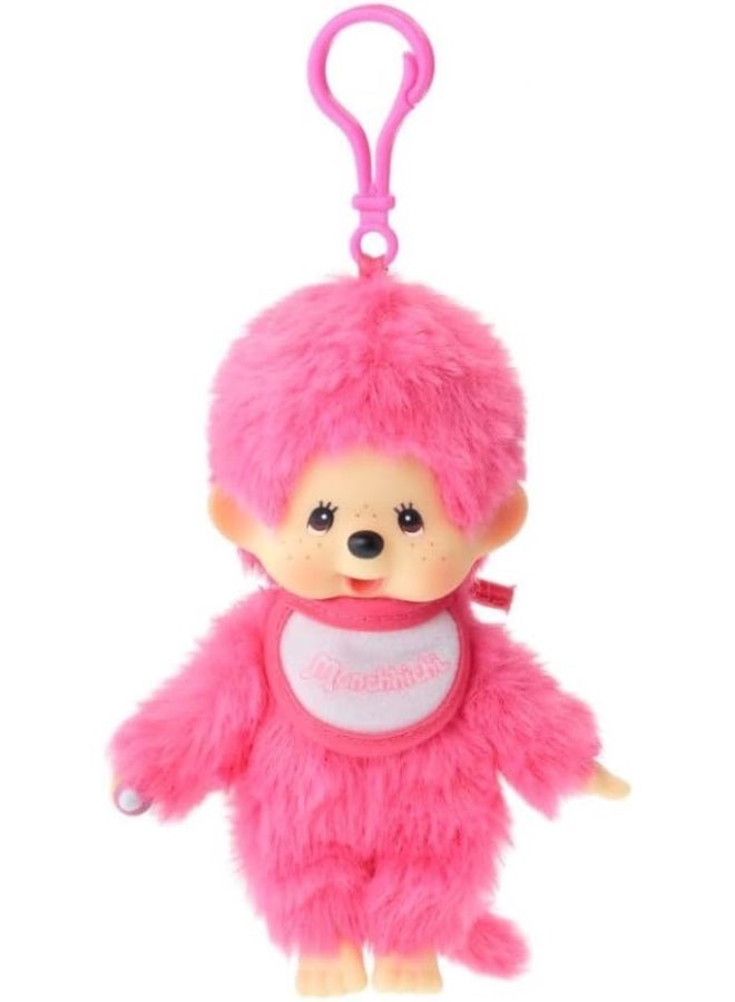 Monchhichi Colorful Beanies Plush Keychain with Plastic Hook, Assortment - Image 2