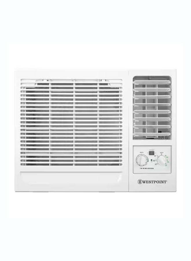 Westpoint 2 Ton Window Air Conditioner 23000BTU T3 Rotary Compressor, Auto Swing Function 3 Fan Speed Level 3 Cooling Mode R410A Refrigerant HxWxD 43x66x68 cms WWT-2424LTYA WWT-2424LTYA white