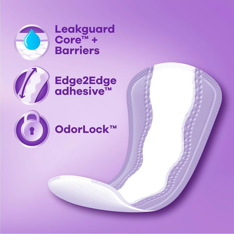 Always Anti-Bunch Xtra Protection Daily Liners for Women, Light Absorbency, Regular Length, 100 Count - Image 2